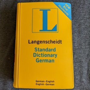 Langenscheidt Standard Dictionary: German - English / English - German